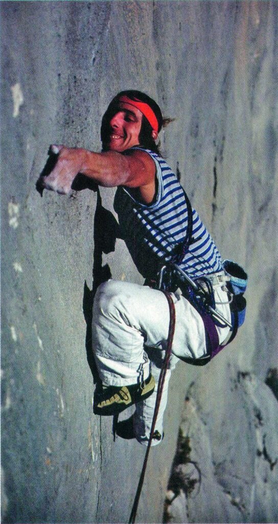 Patrick Berhault su Pichenibule, Verdon. Foto K3 Photo Agency