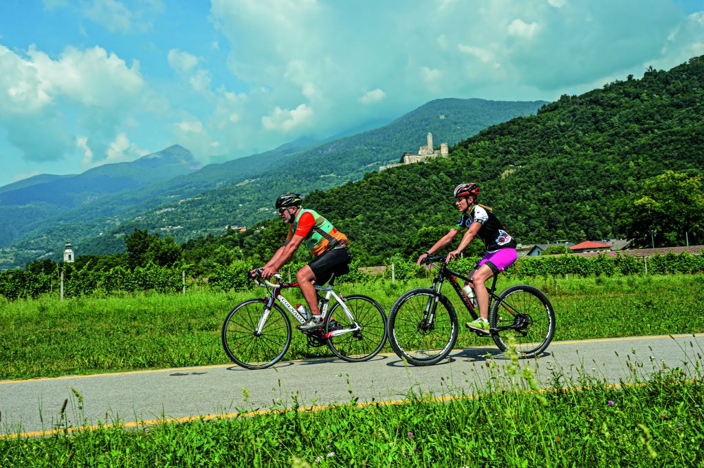 Pista Ciclabile della Valsugana tra Levico Terme e Tezze. Foto di Daniele Mosna