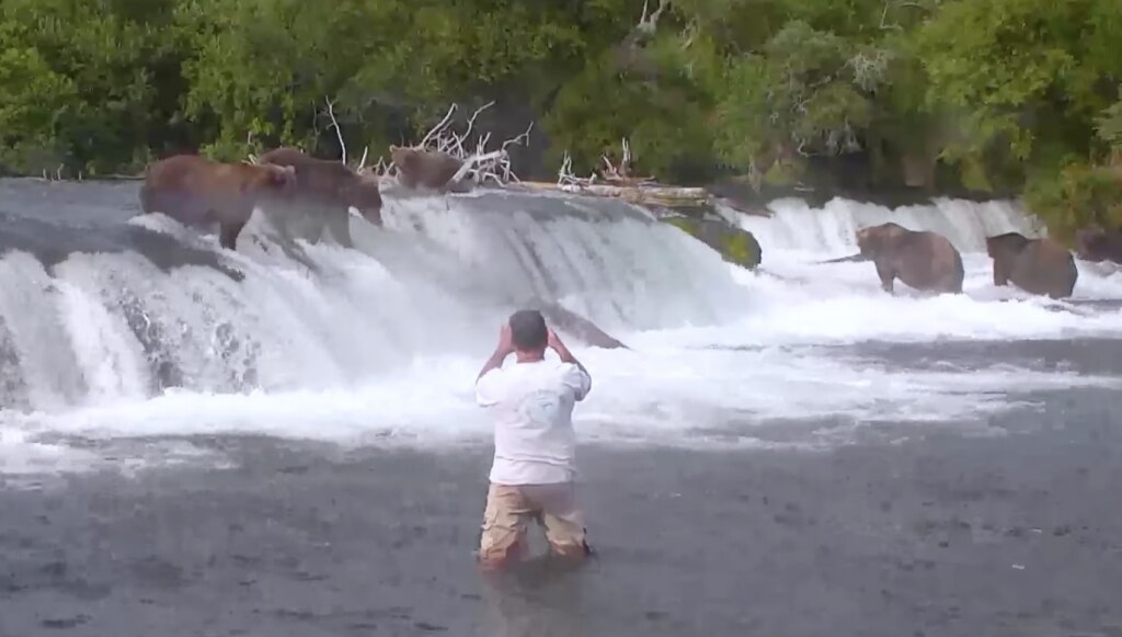 Screen tratto dal video preso da una actioncam