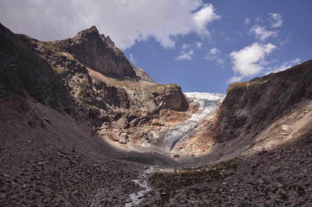 ghiacciai alpini, monte bianco