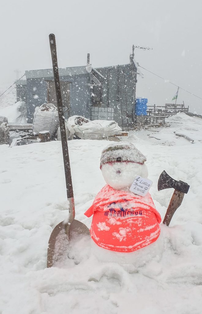 Neve a Luglio 2021  - Foto FB Carlo Budel
