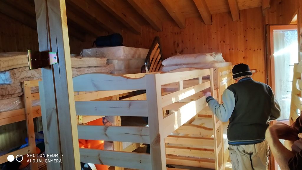Ultimi lavori al Rifugio al Suchello  - Foto Vittorangelo Cortinovis