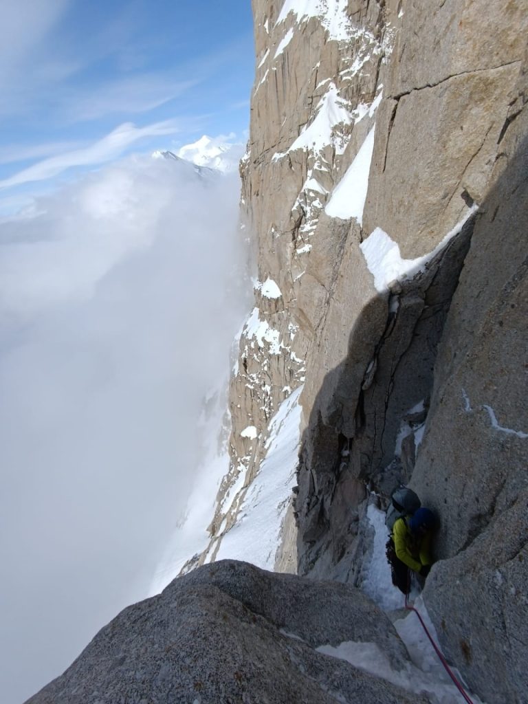 Prima salita in libera Denali - Foto FB SHS James