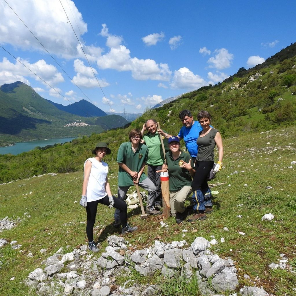 Volontari nel PNALM - Foto FB Parco Nazionale d