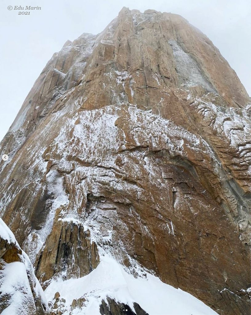 La parete. Foto Edu Marin via Carlos Garranzo