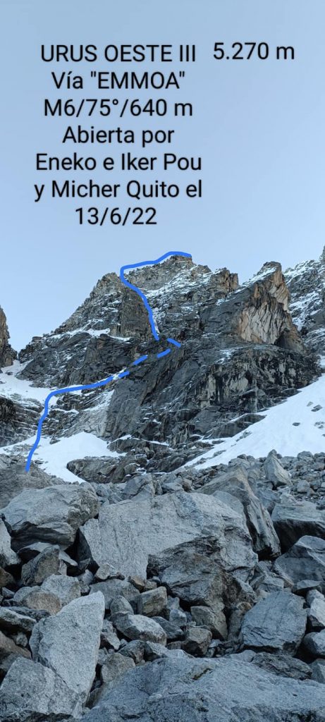Via sul Urus Ovest III. Foto Fratelli Pou