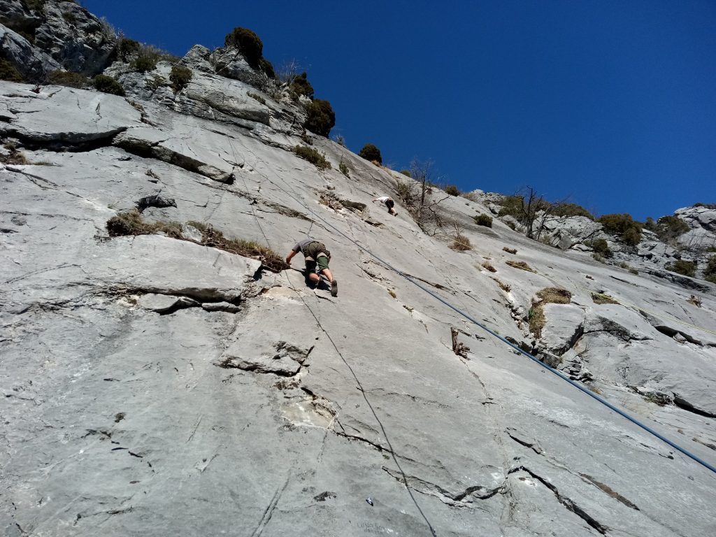 Falesia di Borniga (Valle Argentina), foto di Luca Marsilio