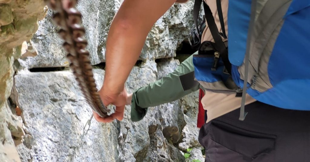 Cammino dei Briganti, il tratto attrezzato