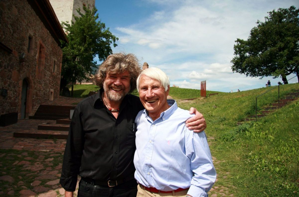 Reinhold Messner inaugura il sentiero 