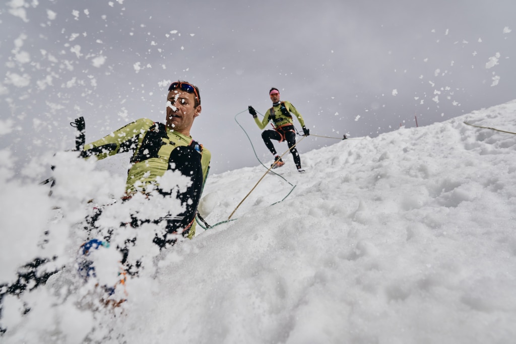 Franco Collé e Tadei Pivk, pronti per la loro seconda Monte Rosa SkyMarathon insieme. ©Chiara Guglielmina