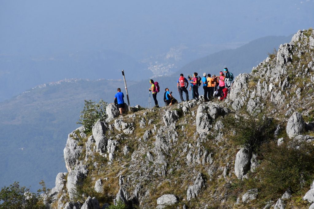 Il sentiero di Peschio Rovicino, oggi chiuso da novembre ad agosto