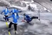Photo of Caldo record in alta quota, al ghiacciaio dello Stelvio si scia “sull’acqua”