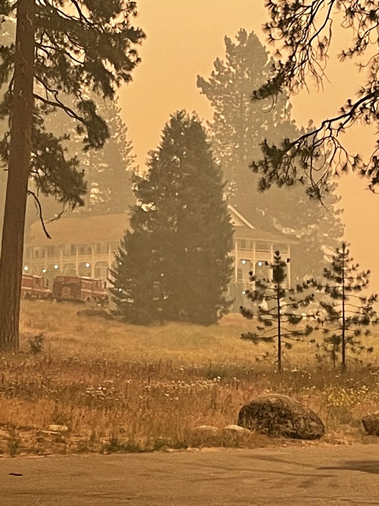 Incendio a Yosemite - Foto ANSA EPA/NATIONAL PARK SERVICE / HANDOUT HANDOUT EDITORIAL USE ONLY/NO SALES