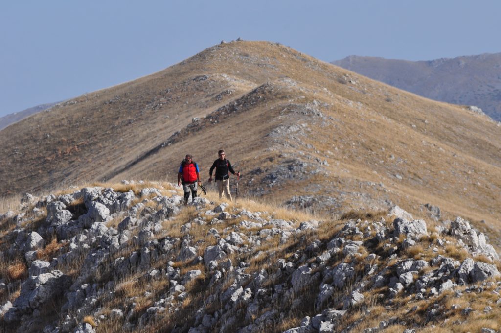 Escursionisti sul Monte Marcolano