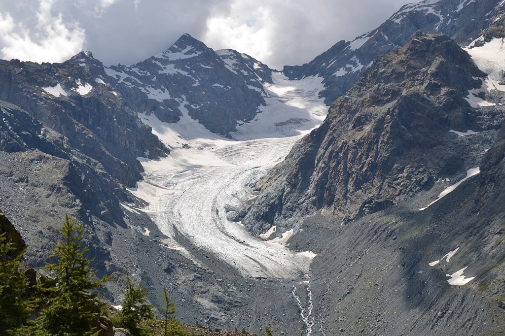 Ghiacciaio del Ventina, 2011 - Foto Wikimedia Commons @Gaggi Luca 76