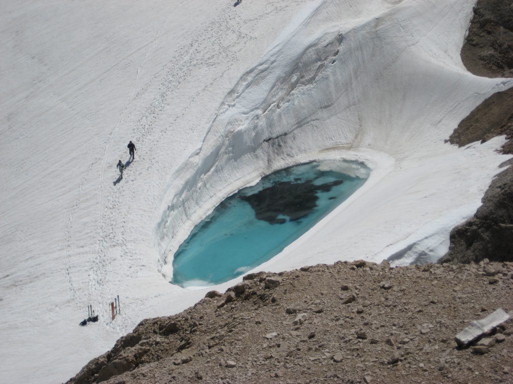Dettaglio del laghetto del 2009 - Foto Roberto Povoleri