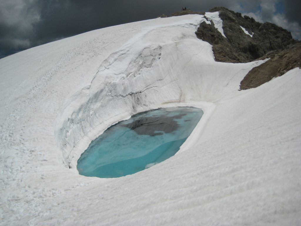 Dettaglio del laghetto del 2009 - Foto Roberto Povoleri