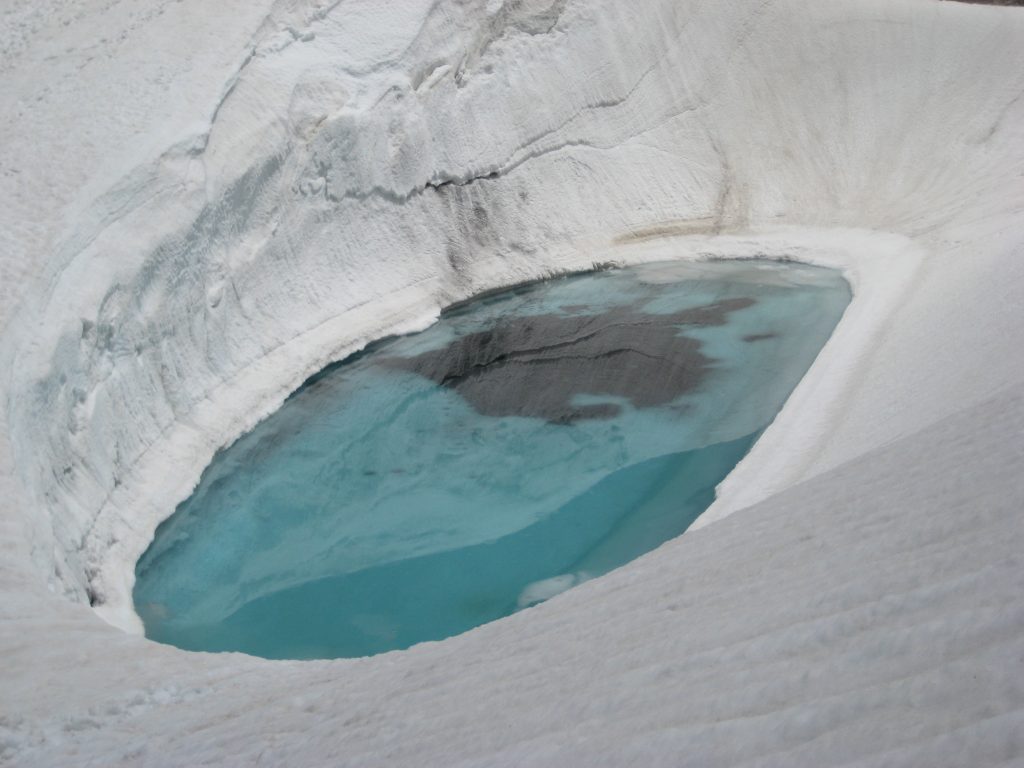 Dettaglio del laghetto del 2009 - Foto Roberto Povoleri