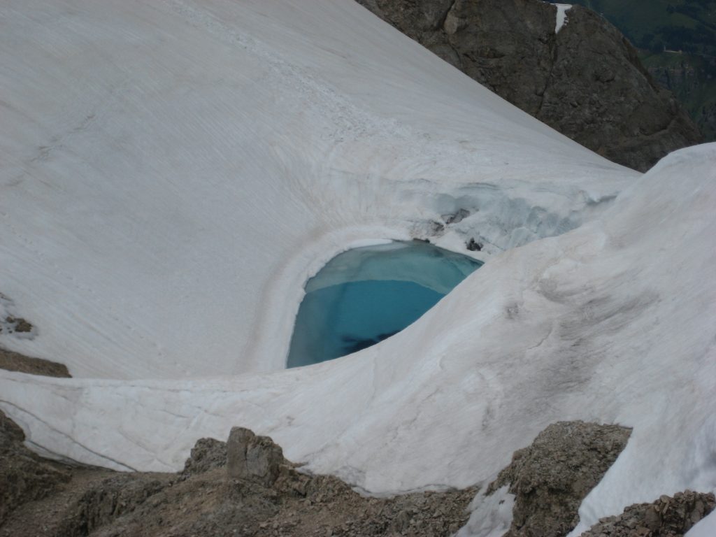 Dettaglio del laghetto del 2009 - Foto Roberto Povoleri