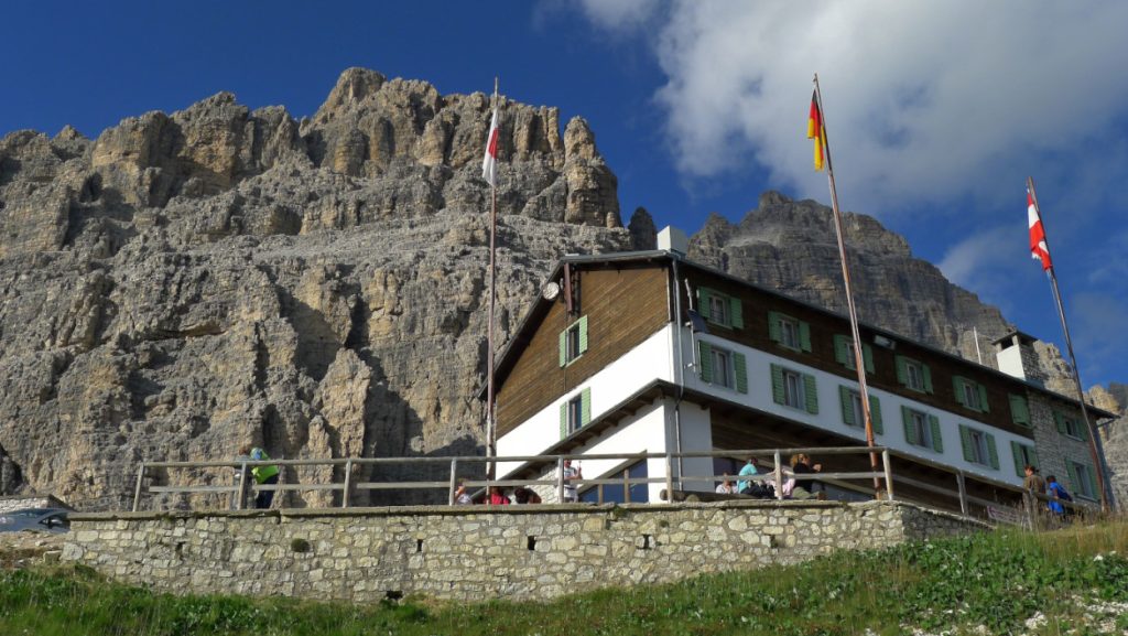 Il rifugio Auronzo