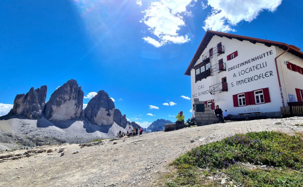 Il rifugio Locatelli-Innerkofler e le Tre Cime