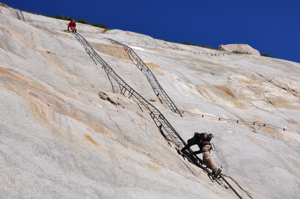 La nuova ferrata per scendere dal Montenvers alla Mer de Glace