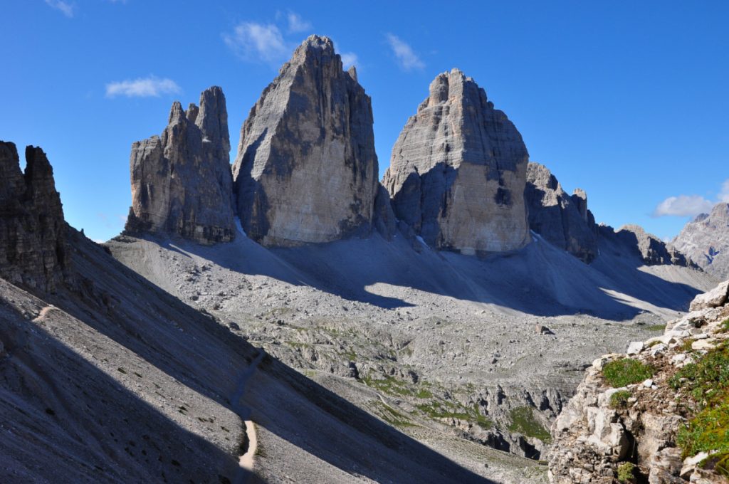 Le Tre Cime da nord