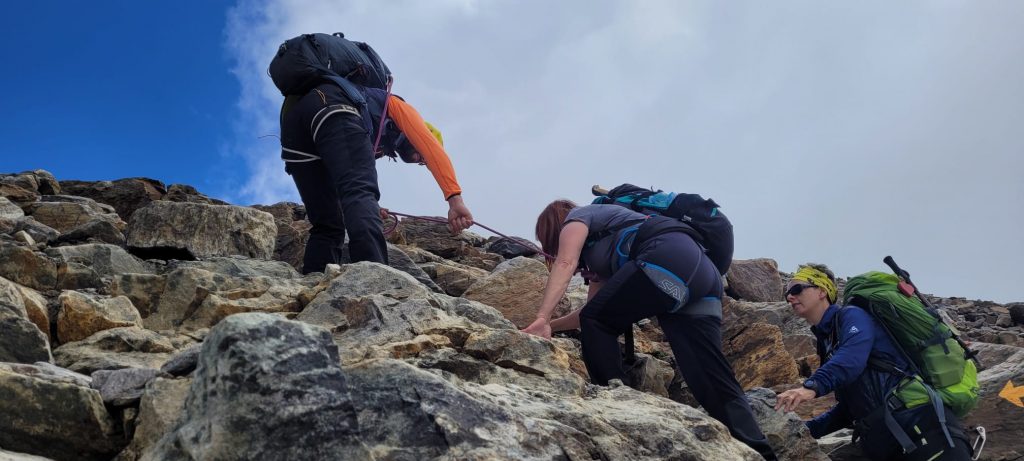 Salita alla Capanna Gnifetti 