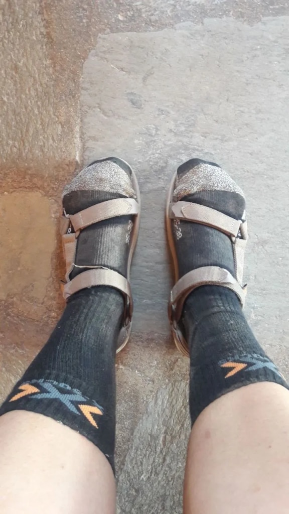 Durante il Cammino di Santiago. Foto Daniela Collu