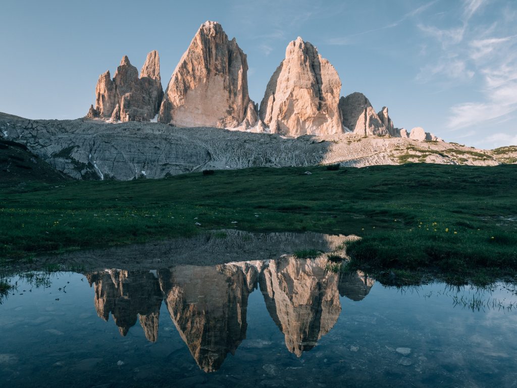 Tre cime di Lavaredo. Foto Unsplash @William Martret