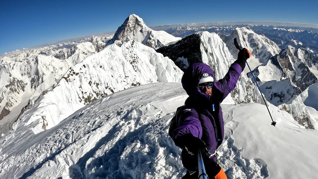 Vetta Broad Peak, foto Benjamin Védrines 