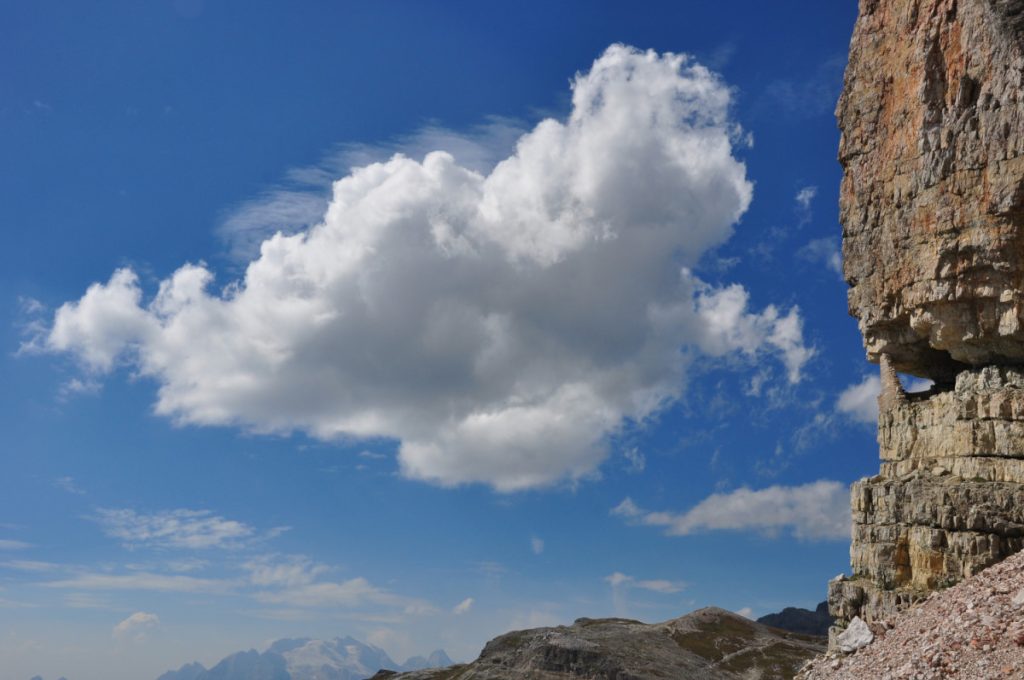 Cartelli al rifugio Bianchet