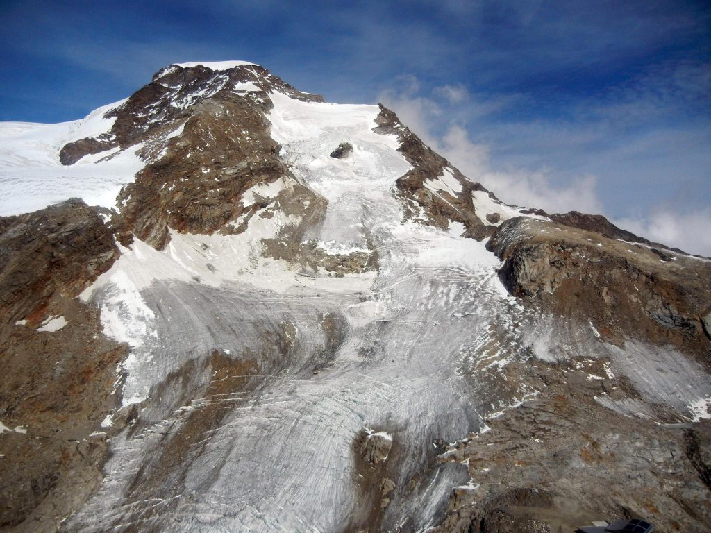 Ghiacciaio di Indren, settembre 2012 - Foto ANSA / Fondazione Montagna sicura di Courmayeur 