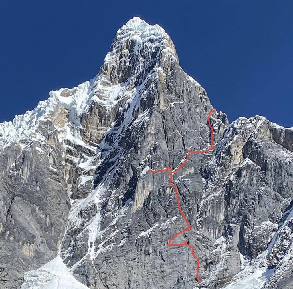 Jirishanca, Josh Wharton e Vince Anderson 