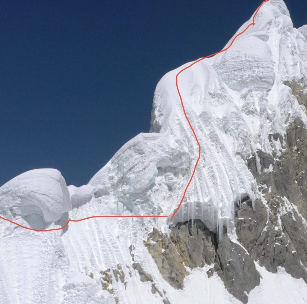 Jirishanca, Josh Wharton e Vince Anderson 