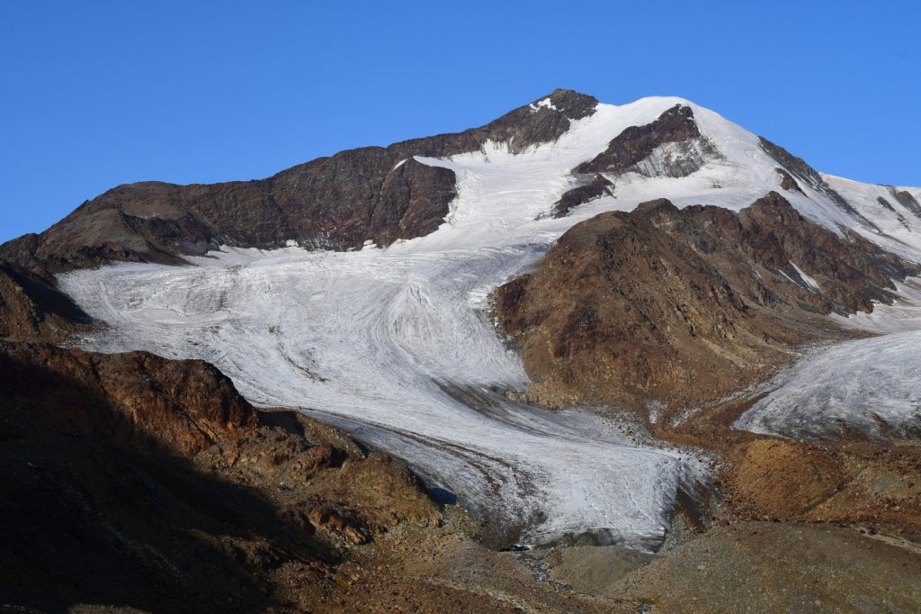 Il Cevedale dal rifugio Martello