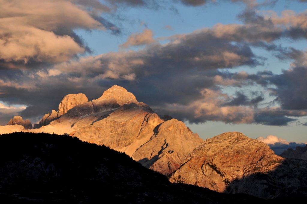 Il Cristallo dal rifugio Sennes