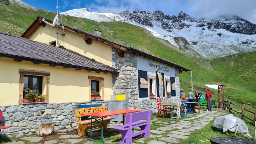 Il rifugio Champillon