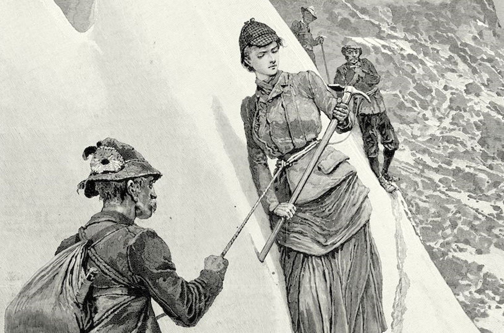 Donne alpiniste.