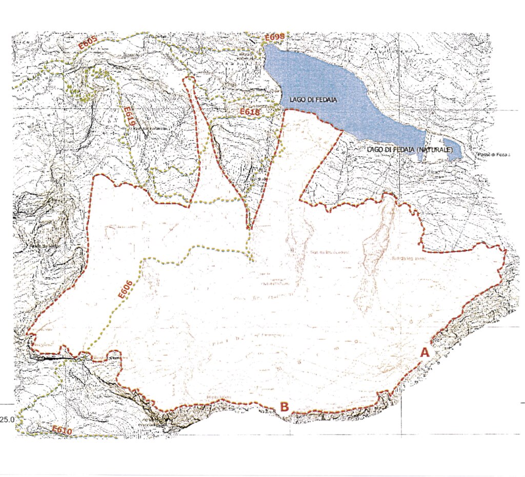 Mappa zona rossa Mamrolada 