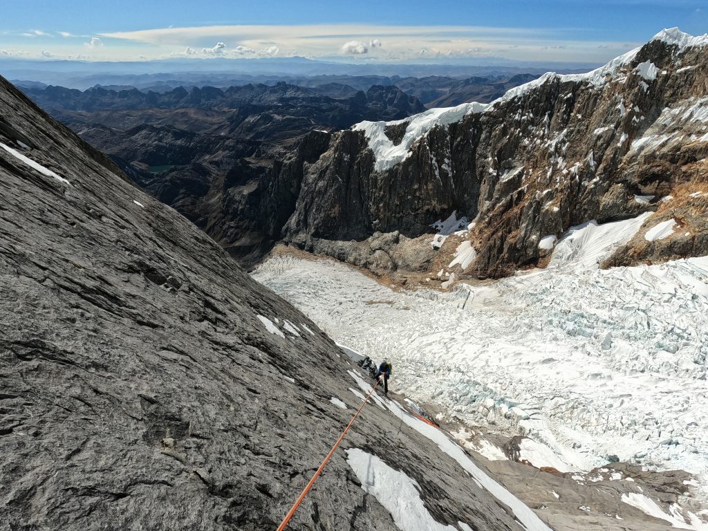 La discesa. Foto archivio Della Bordella
