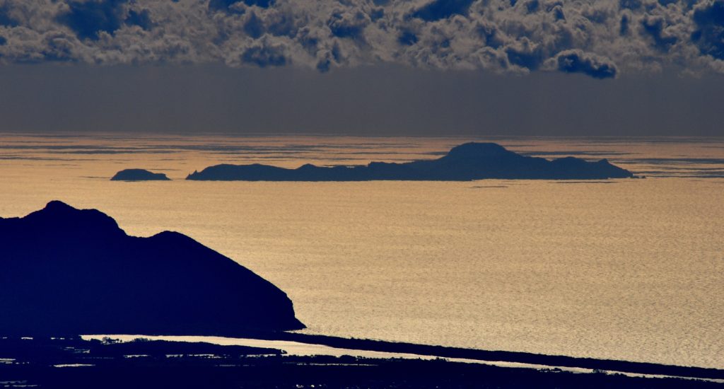 Circeo e Ponza dal Monte Semprevisa