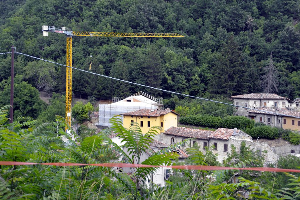 Sisma 2016 - Foto ANSA/SACCHETTONI