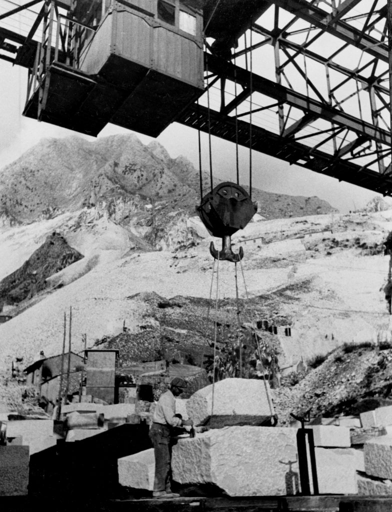 Le cave di Carrara negli anni Sessanta - Foto ANSA ARCHIVIO