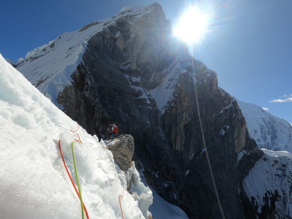 In scalata. Foto archivio Della Bordella