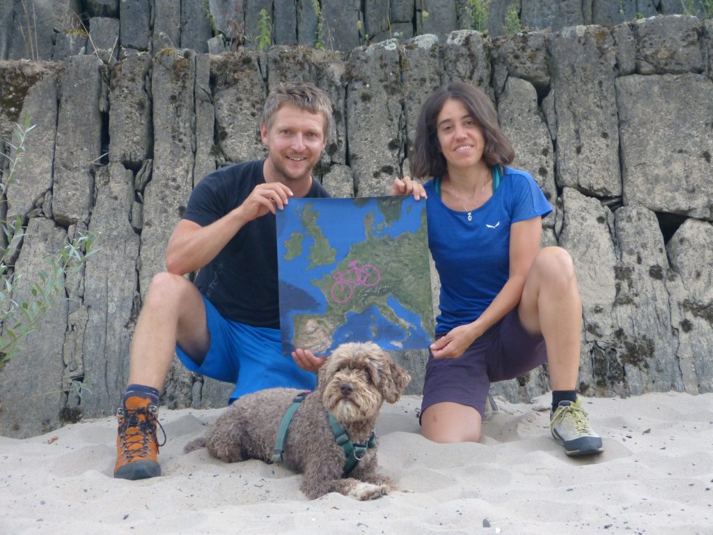Arianna, Daniel e Zola - Foto @Bicycle will save the world