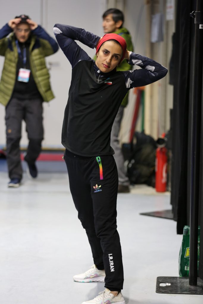 Elnaz Rekabi - Foto ANSA (Credit Image: © Mickael Chavet via ZUMA Wire)