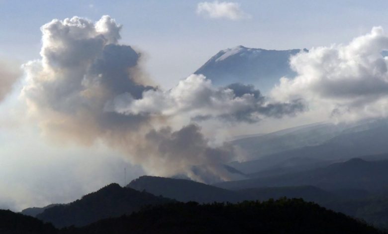 kilimanjaro, incendio