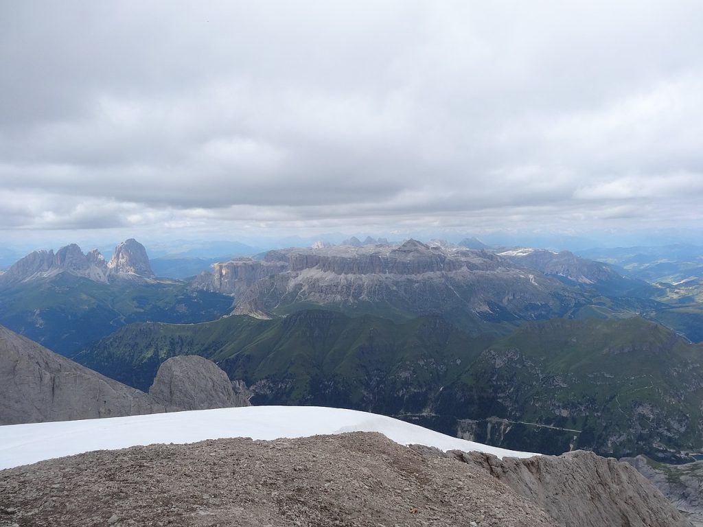 Panorama da Punta Penia - Foto Wikimedia Commons @EliziR