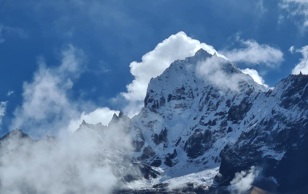 Il Thamserku dal sentiero tra Namche Bazar e Tengboche.